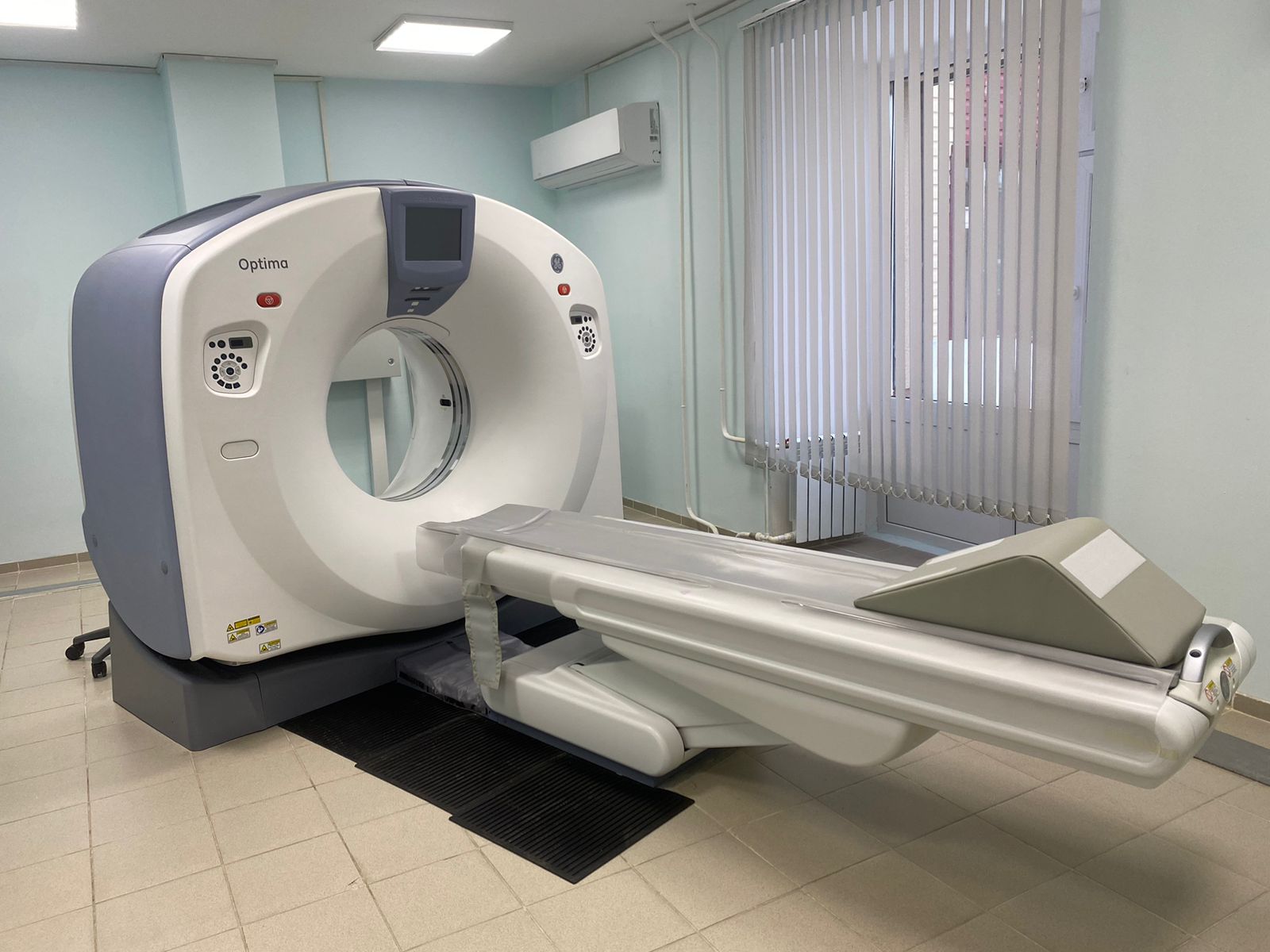 В Октябрьской районной больнице появился новый компьютерный томограф